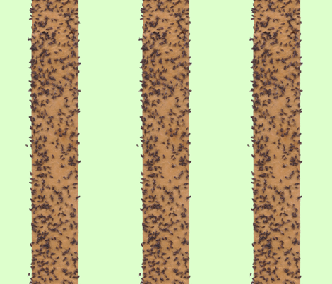 fly_stripe_green_background fabric by victorialasher on Spoonflower - custom fabric