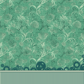 Gears and Roses Seagreen