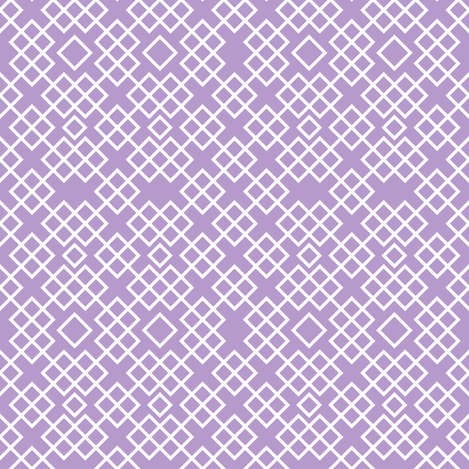 Trellis lilac and white fabric by ravynka on Spoonflower - custom fabric
