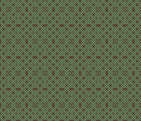 trelischocolateandmint fabric by ravynka on Spoonflower - custom fabric