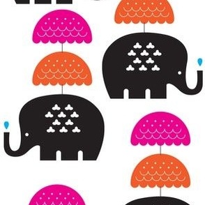 Elephants and Parasols