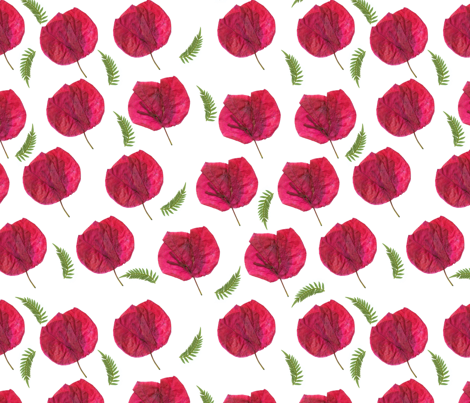 Red_petals fabric by mandyh on Spoonflower - custom fabric
