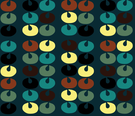 RetroShell fabric by sbd on Spoonflower - custom fabric