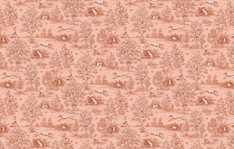 Red Reverse Greyhound Toile ©2010 by Jane Walker fabric by artbyjanewalker on Spoonflower - custom fabric