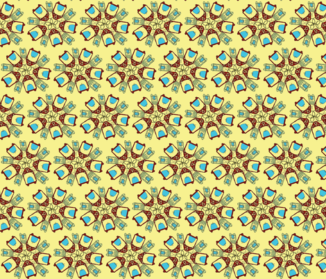 candle flower fabric by luluhoo on Spoonflower - custom fabric