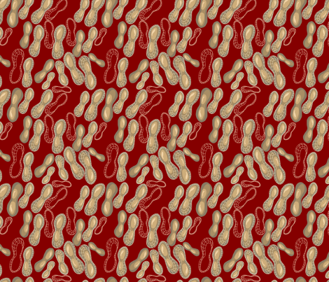Peanuts and jelly fabric by marlene_pixley on Spoonflower - custom fabric