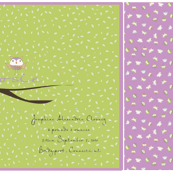 baby announcement fabric