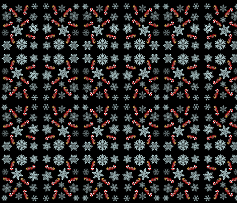 simon snowflakes fabric by paragonstudios on Spoonflower - custom fabric