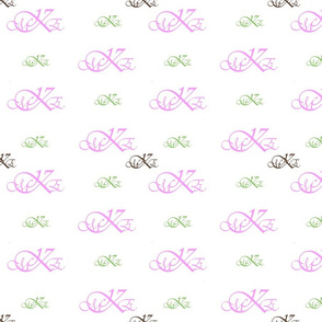 Monogrammed print