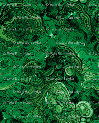 Malachite wallpaper - ravynka - Spoonflower