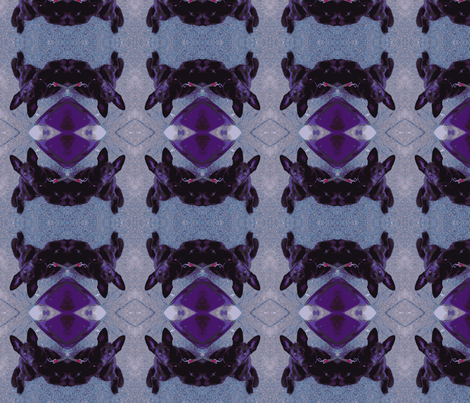 Purple pup fabric by murrday on Spoonflower - custom fabric