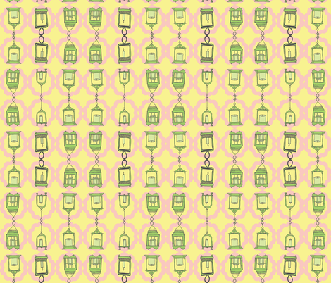 sun bleached bunting fabric by luluhoo on Spoonflower - custom fabric