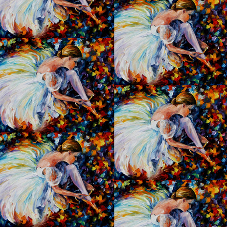 Ballerina fabric by afremov_designs on Spoonflower - custom fabric