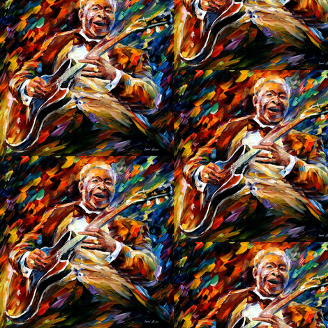 BB King fabric by afremov_designs on Spoonflower - custom fabric