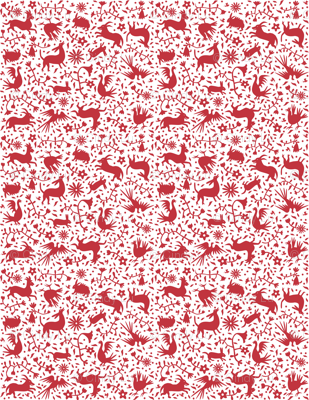 Otomi inspired red