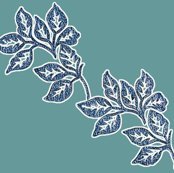Diagonal-leaves-white-outline-6in-bluetexture-teal_shop_thumb