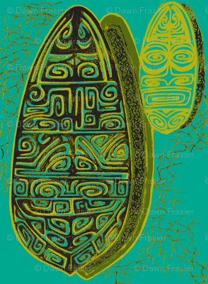 The Polynesian with in blue