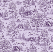 Purple  Reverse Greyhound Toile ©2010 by Jane Walker