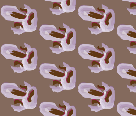 Floral Spread Earth fabric by dolphinandcondor on Spoonflower - custom fabric