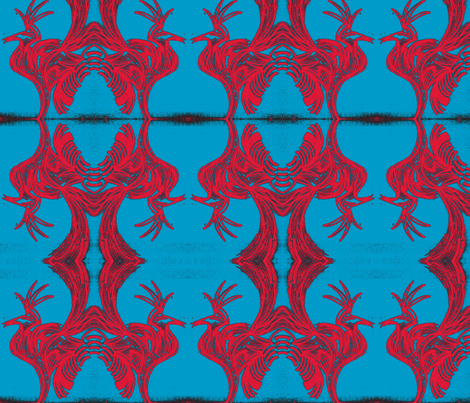 JamJax Rooster fabric by jamjax on Spoonflower - custom fabric