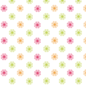 Starburst Patchwork(Pink/Orange/Lime)