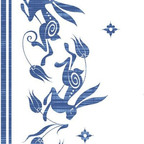 Blue Tulip Border