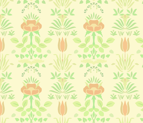 Lotus fabric by myracle on Spoonflower - custom fabric