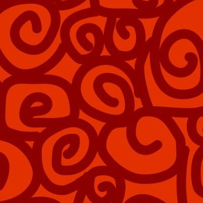 Red Swirls