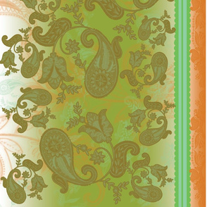 Pick a Pickled Paisley Skirt