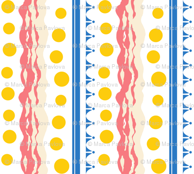 A_blue_plate_with_bacon_and_eggs