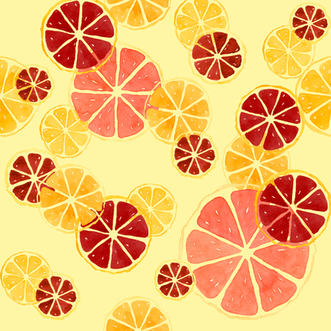 Juicy_Citrus fabric by meduzy on Spoonflower - custom fabric