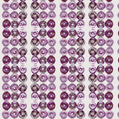dot lilac silver