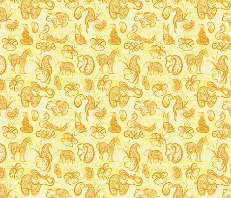 PaisleyOne2011 fabric by nikky on Spoonflower - custom fabric