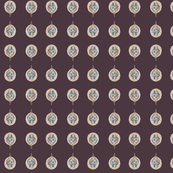 Dot Art Nouveau purple