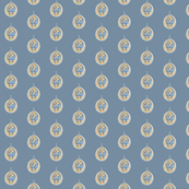 Dot Art Nouveau grey blue