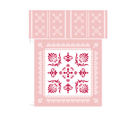 PinkTablecloth fabric by sorensen on Spoonflower - custom fabric
