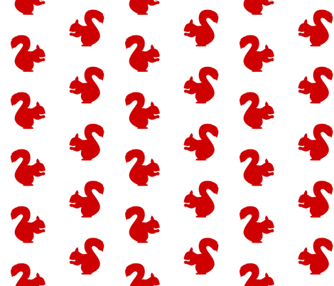 Squirrel fabric by kimsa on Spoonflower - custom fabric