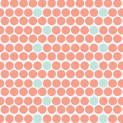 coral and clouds