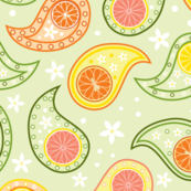 citrus paisley