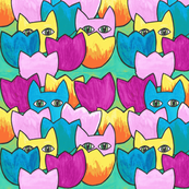 Cats N Tulips