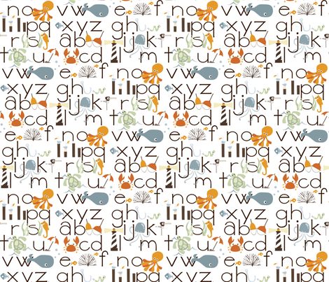 If By Ocean - ABeachC's fabric by ttoz on Spoonflower - custom fabric