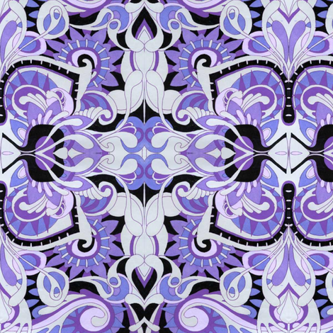 Purple Hideaway fabric by edsel2084 on Spoonflower - custom fabric