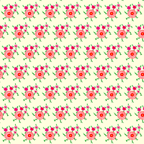 Flora Flower Aimee fabric by angelgreen on Spoonflower - custom fabric