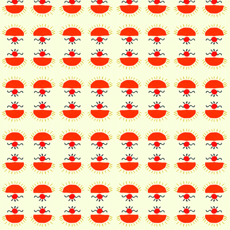 Flora Flower Samba fabric by angelgreen on Spoonflower - custom fabric