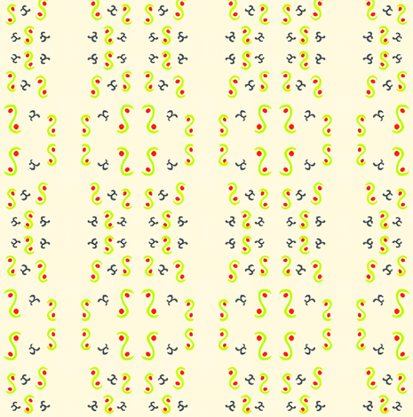 Flora Flower Singsong fabric by angelgreen on Spoonflower - custom fabric