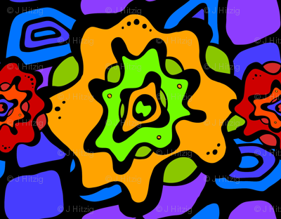 Splash Flower - Rainbow
