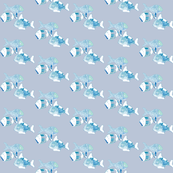 blue green fish