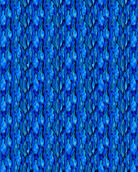 Ocean Ripple Vertical repeat fabric by poetryqn on Spoonflower - custom fabric