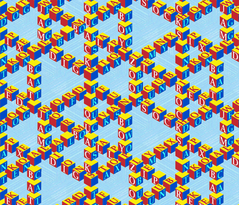 Blocks fabric by coloroncloth on Spoonflower - custom fabric