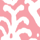 warm pink ikat